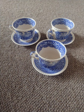 3 Masons Large Vista Pattern Cups and Saucers