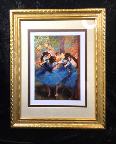 Dancers blue edgar degas - edgar,