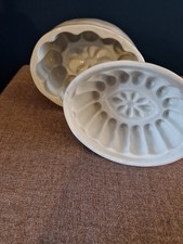 A Set Of Vintage Stoneware Ceramic Jelly Molds