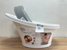 Shnuggle white baby bath