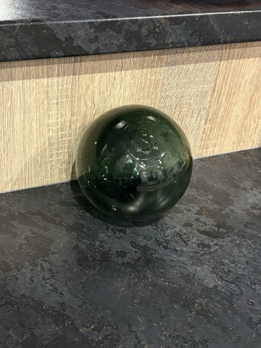 Antique tog blown green glass - antique,