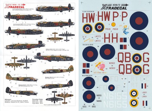 Xtradecal lancaster b - 1/72, b.iii