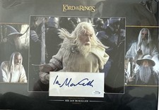 Ian mckellen signed mounted - mckellen,