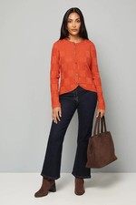 Wallis Rust Cardigan Womens Casual Jumpers & Cardigans