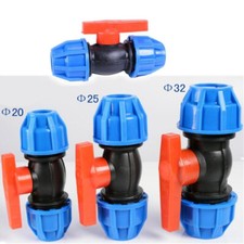 Alkathene Water Pipe Compression Or Stop Tap Valve For HDPE Ends 20mm to 32mm