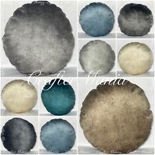 Round Soft Marble Velvet