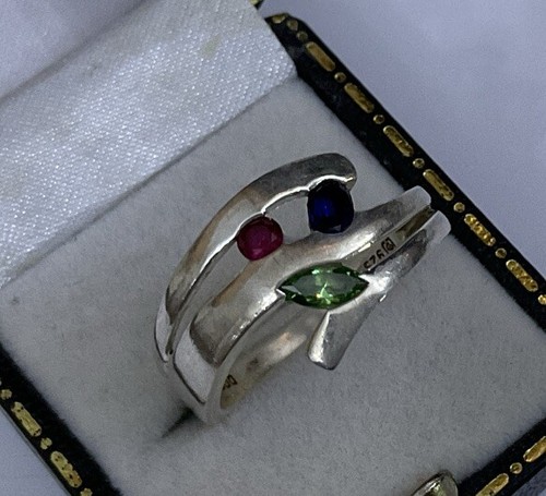 Vtg qvc sterling silver - sterling, cz