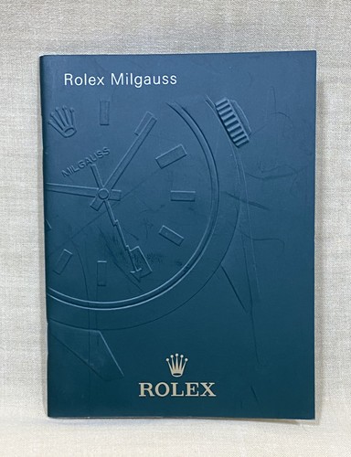 Rolex milgauss booklet 2011 - rolex,