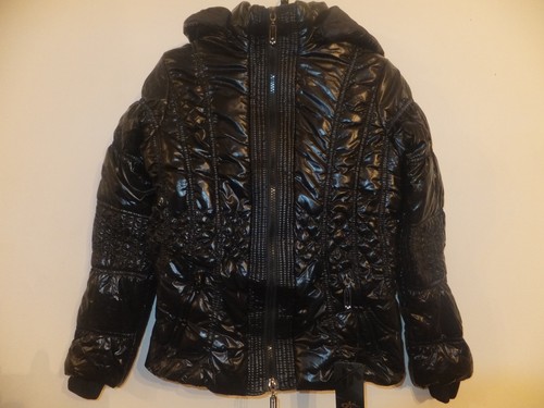 New girls padded hooded coat - new,