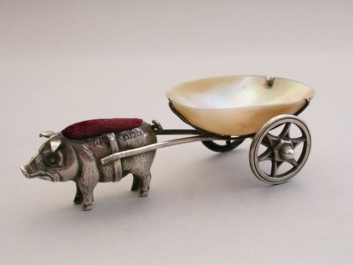 Edwardian novelty silver - novelty, hairy