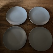 Ikea side plates grey matt - side, 4