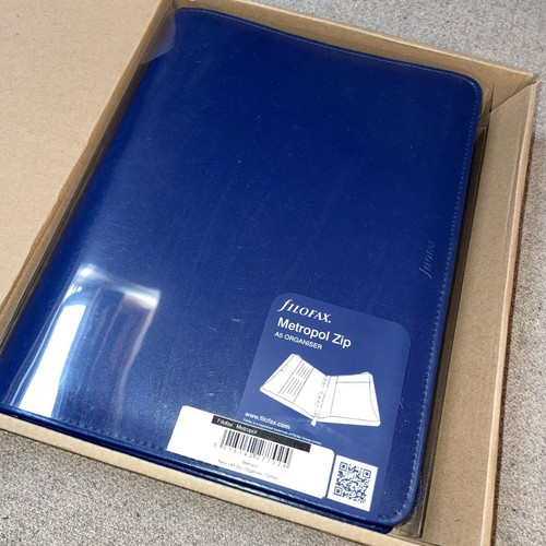 Filofax metropol zip blue - filofax, a5