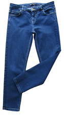 Oasis Jeans 'My Cherry'  size 12, Leg 24". Stretch Blue Denim. Free Delivery