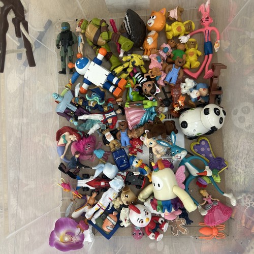 Mixed toys and figures - and,