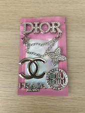 5x Silver Metal Craft Charm