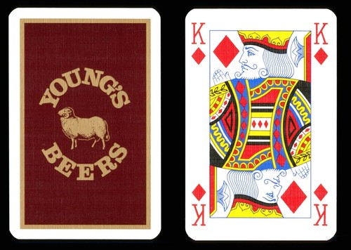 Playing card brewery young - playing,