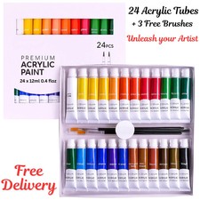Acrylic Paint Set Tube 24 x