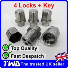 4x ALLOY WHEEL LOCKING NUTS FOR JAGUAR XK8 XKR 1998-2005 (1/2 UNF) BOLTS [Q0t]