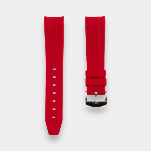 20mm rubber curved end watch - rubber,