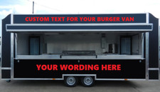 Catering Stickers, Burger Van