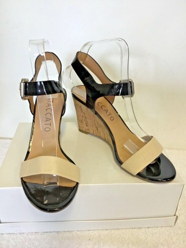 Staccato black patent - &, cream