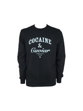 Crooks and Castles Cocaine & Caviar Sweatshirt | Black - Size Small