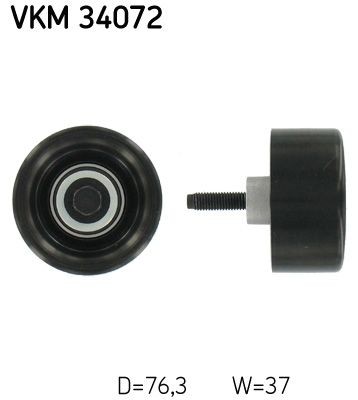 Ribbed belt deflection guide - v-ribbed, deflection/guide