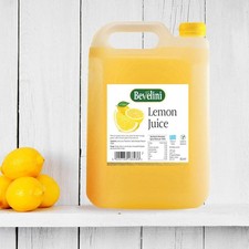 Bevelini Lemon Juice 4L , Pack of 4
