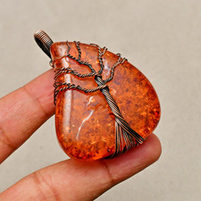 Baltic Amber  Gemstone Copper