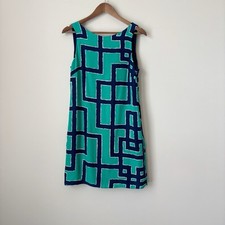 Alice + Trixie Scoop Back Sleeveless Silk Shift Dress Medium