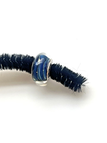 Chamilia dark blue - dark, murano