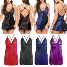 Lady Satin Silk Babydoll