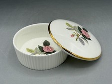 Wedgwood Hathaway Rose Lidded Trinket Pot (#786)