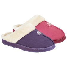 LADIES SNUGGLE SLIPPERS IN