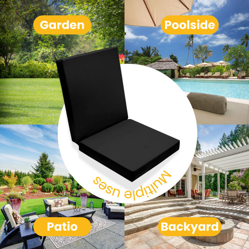 High back chair seat - chair, pads