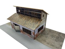 Industrial garage building