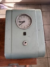 Ericsson Clocking in Clock Machine Time Recorder Factory Office Vintage 1950s