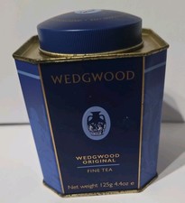 Wedgwood Original Fine Tea Empty Tin Tea Caddy England 125g