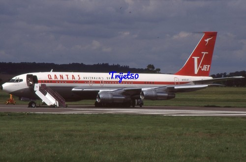 35mm airliner slide boeing 707 - 35mm,