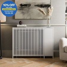 Radiator Cover White Modern