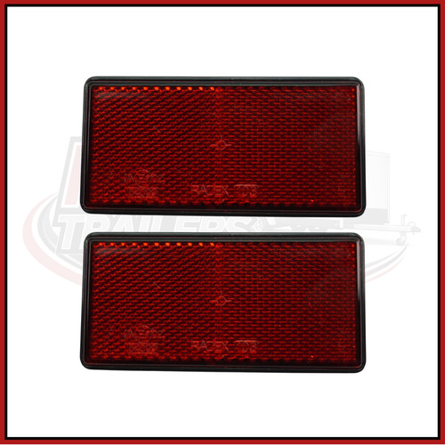 Red rear reflectors - x, self