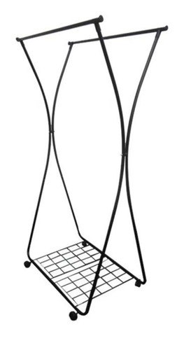 Metal garment clothes rail - metal,