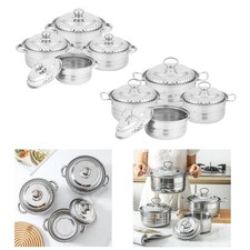 4x Sauce Pan Multipurpose Gifts Compact Cookware for Noodles Sauce Gravies