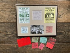 THE BEATLES FRAMED TICKET