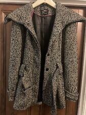 Black and white winter coat size 8 