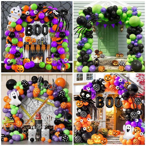 100x halloween balloon arch - 100x,