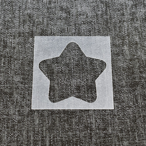 Fancy star stencil - fancy, |