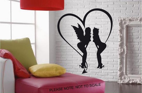 Sexy devil angel wall - sexy, devil/angel-