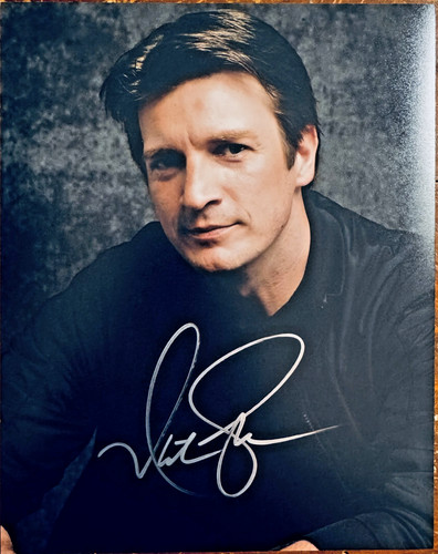 Nathan fillion signed - nathan,