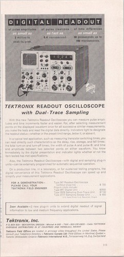 Vintage tektronix readout - vintage,